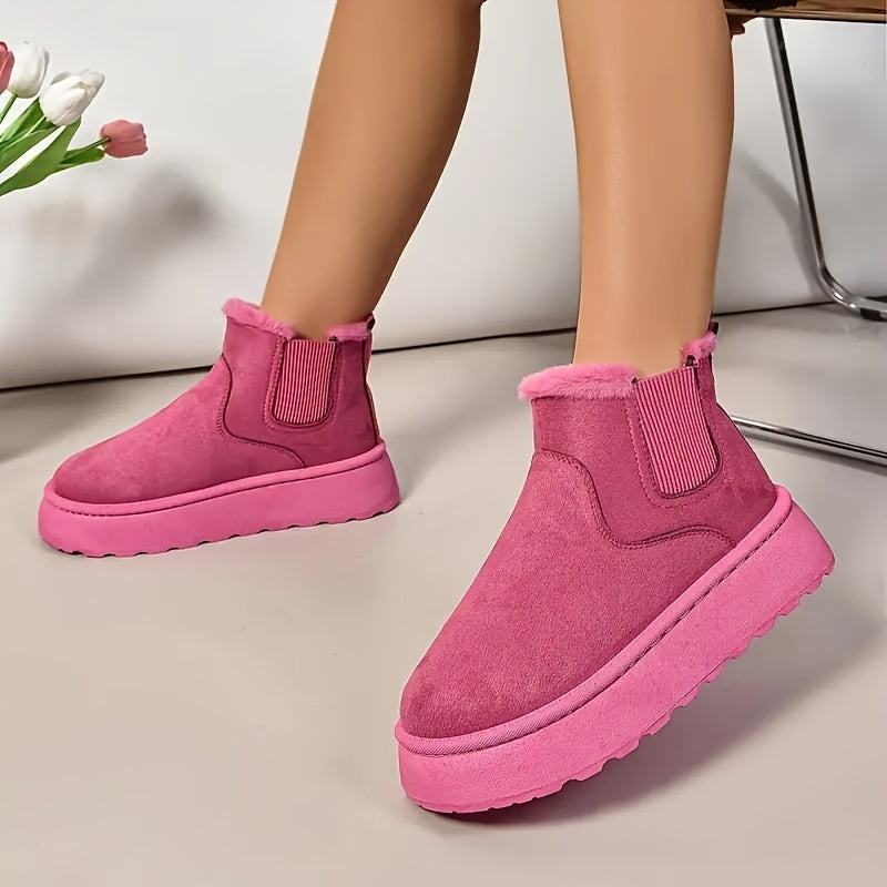 Winter Ladies Chunky-Heel Boots
