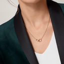 ETERNITY RING NECKLACE | GOLD