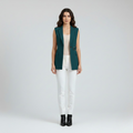 Women's Belted Longline Gilet