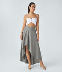Natalia | Split Comfortable Skirt