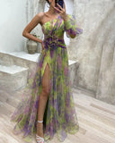 Cecelia - Dress with One Sleeve