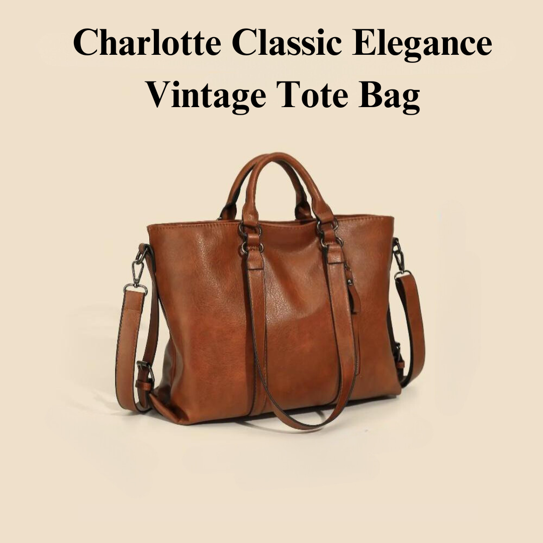Bianca - Vintage Shopper Bag with Timeless Elegance