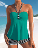 Striped Tankinis without Back