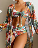 Marina™ - Luxurious Bikini and Pareo Set