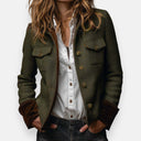 Darmae™ | Elegant Tweed Jacket with Velvet Details