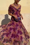 Louise | Elegant Maxi Dress with V-Neck