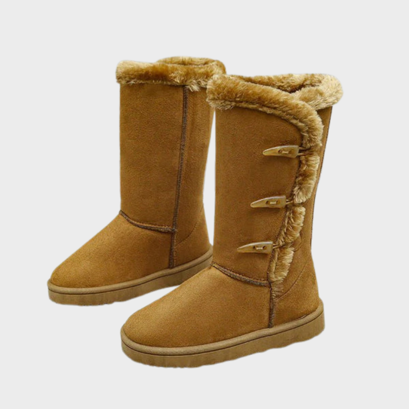 Nova – Cosy Winter Boots with Button Closure