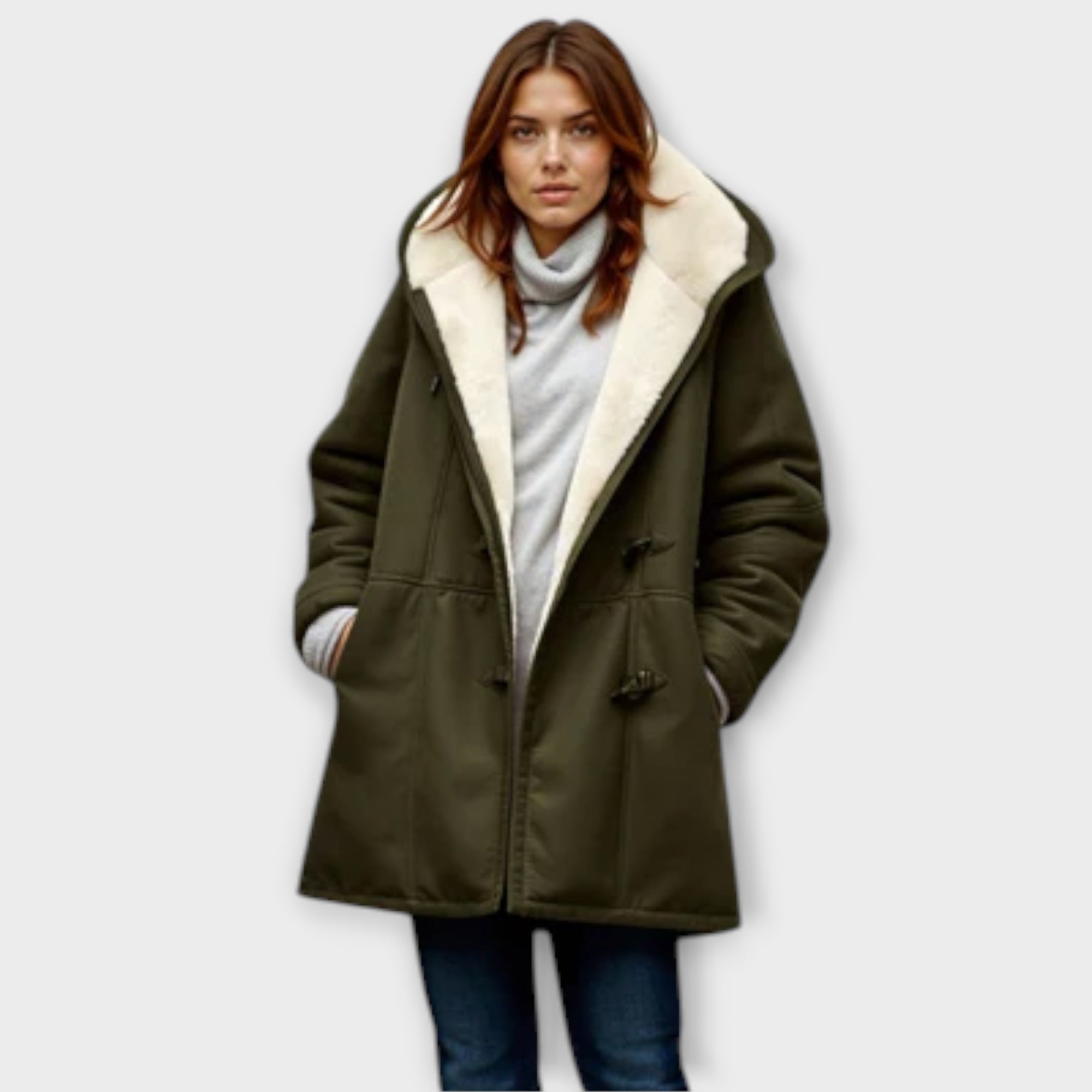 Antonia - Cosy Faux Fur Lined Coat