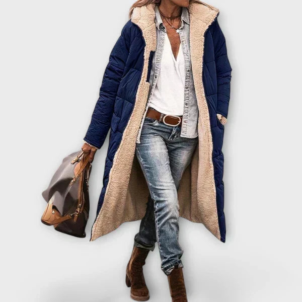 Kora - Cosy Faux Fur Lined Coat