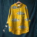 Marina | Playful Fish Print Shirt