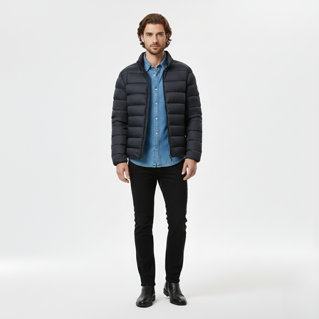 Men's Quilted Puffer Jacket