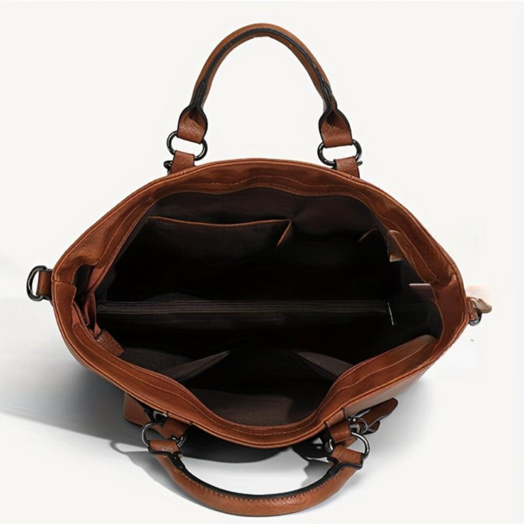 Bianca - Vintage Shopper Bag with Timeless Elegance