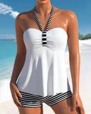 Striped Tankinis without Back