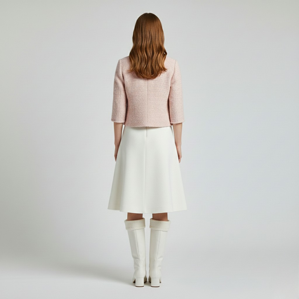 Women's Cropped Bouclé Jacket