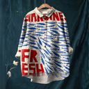 Ozean | Fresh Sardine Print Shirt
