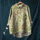 Olivia | Forest Floral Shirt