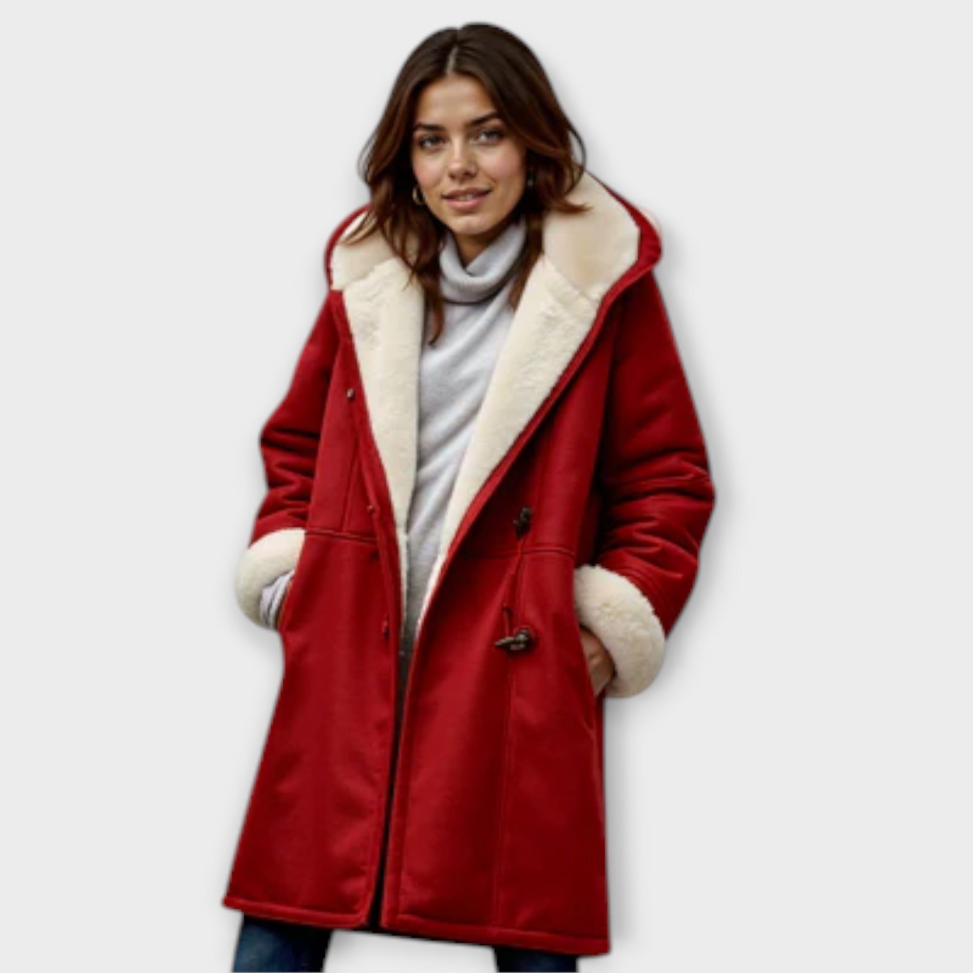 Antonia - Cosy Faux Fur Lined Coat