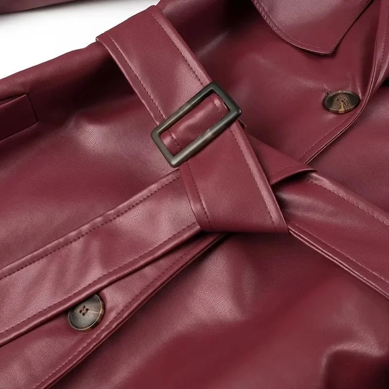 Long Women's Jacket with Lacing Details | Ideal for Spring & Summer