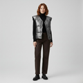 Women's Metallic Quilted Gilet