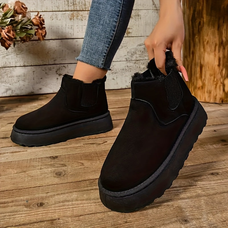 Winter Ladies Chunky-Heel Boots