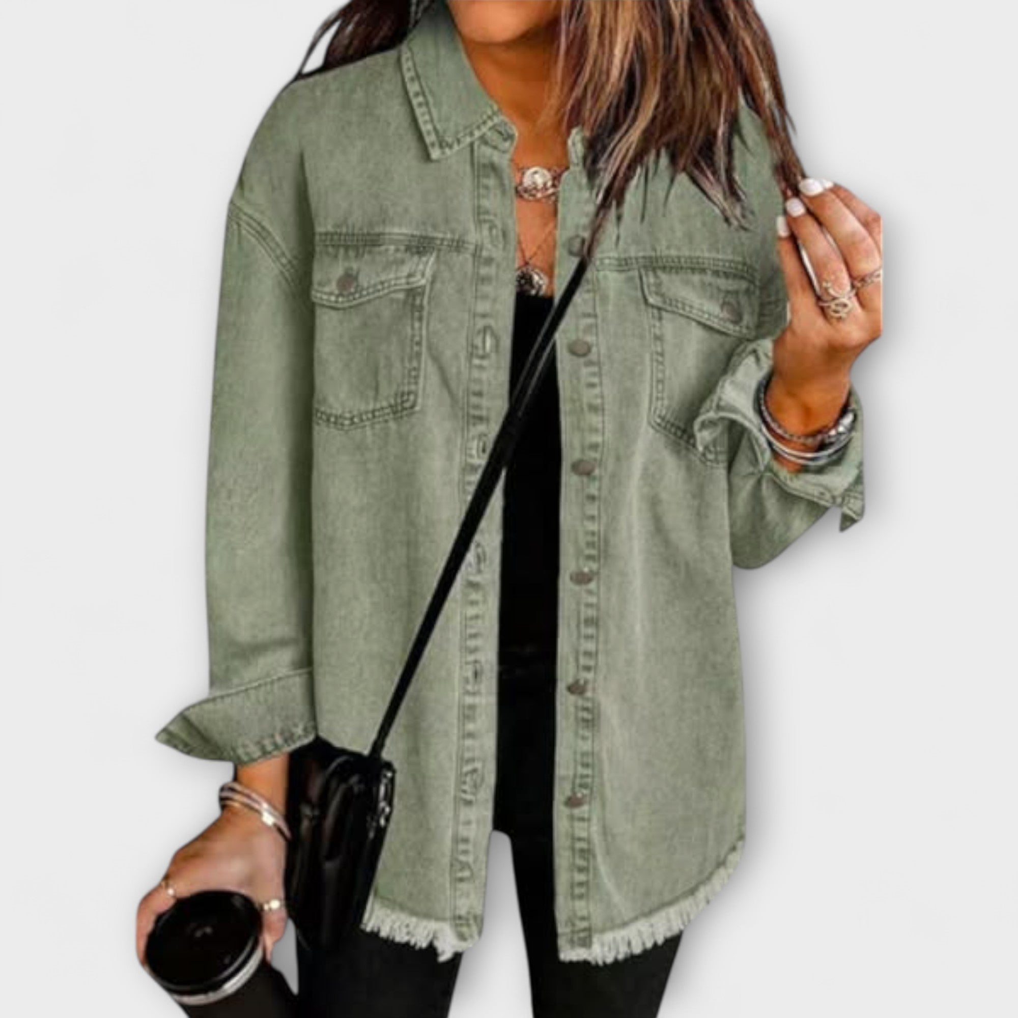 Veyra – Stylish Casual Denim Shirt