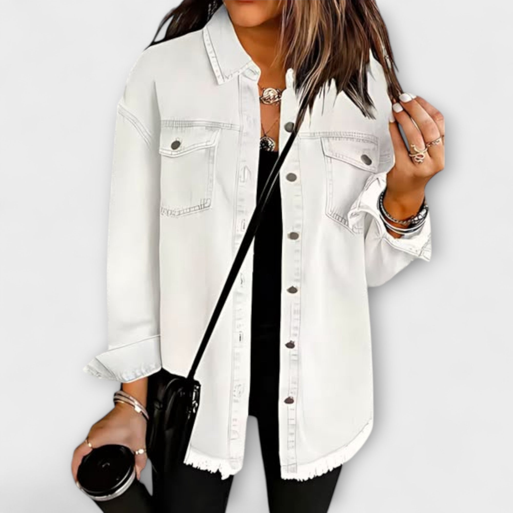 Veyra – Fashionable Casual Denim Shirt