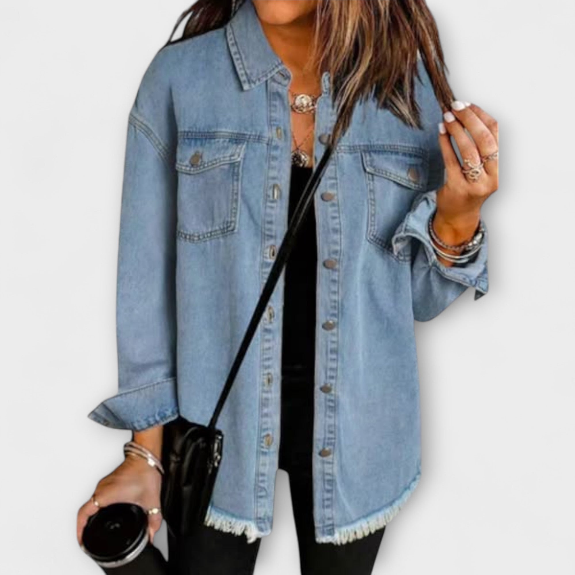 Veyra – Stylish Casual Denim Shirt
