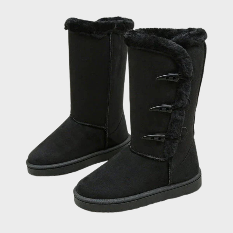 Nova – Cosy Winter Boots with Button Closure