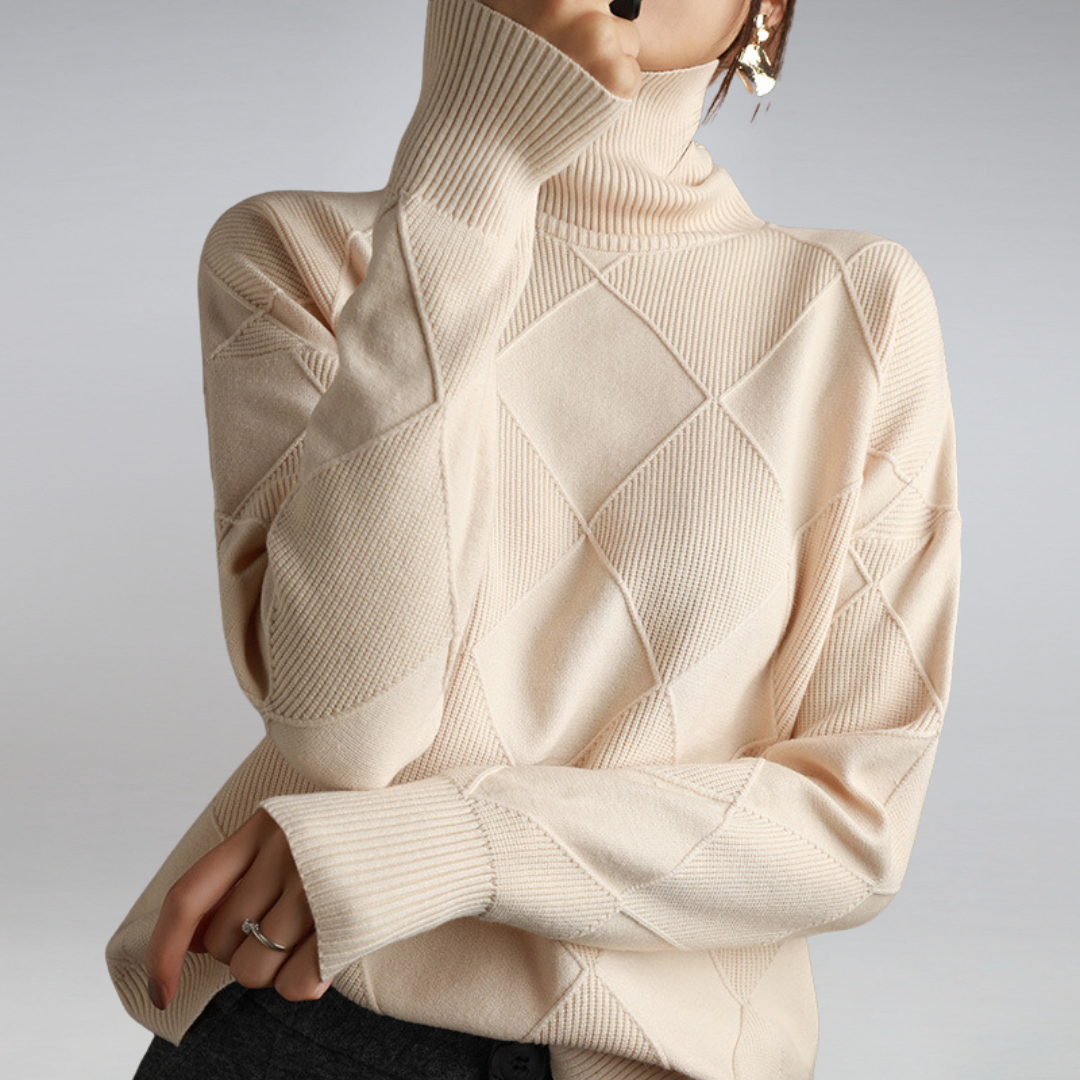 Chloe - Gemütlicher Winterstrickpullover
