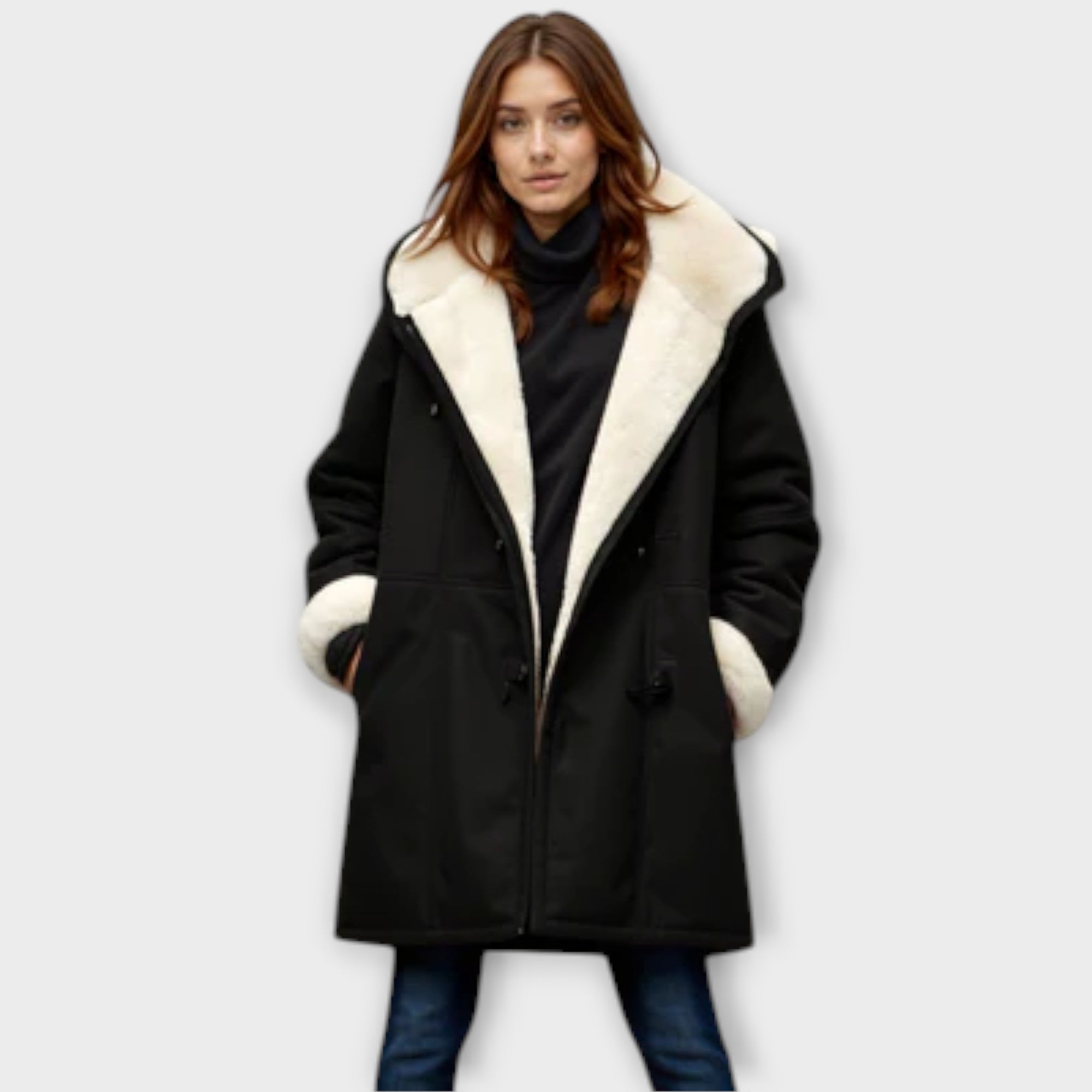 Antonia - Cosy Faux Fur Lined Coat