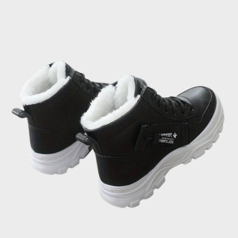 Lexi – Chunky High-Top Boots with Zip