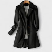 Elara – Double-Breasted Trench Coat
