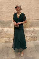 Louise | Elegant V-Neck Maxi Dress
