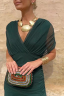 Louise | Elegant Maxi Dress with V-Neck
