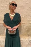 Louise | Elegant Maxi Dress with V-Neck