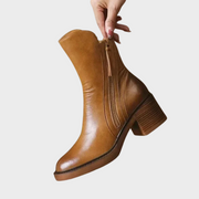 Vera – Elegant Ankle Boots with Zip