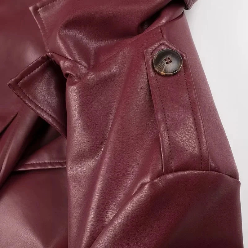 Long Women's Jacket with Lacing Details | Ideal for Spring & Summer