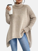 BRIGITTE – LONG TURTLENECK JUMPER