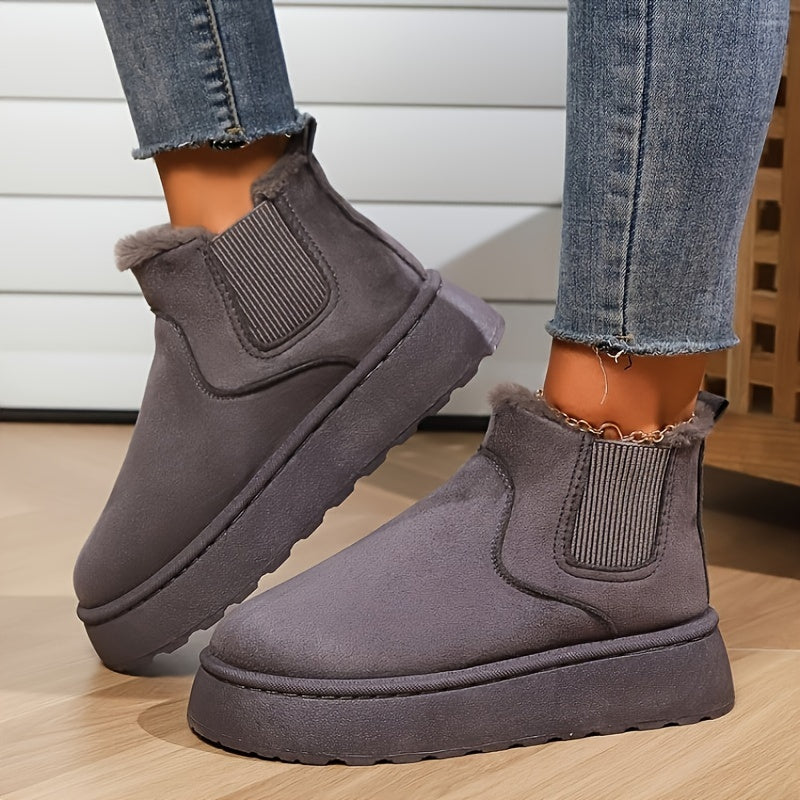 Winter Ladies Chunky-Heel Boots