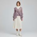 Women's Asymmetric Ruffle Jumper