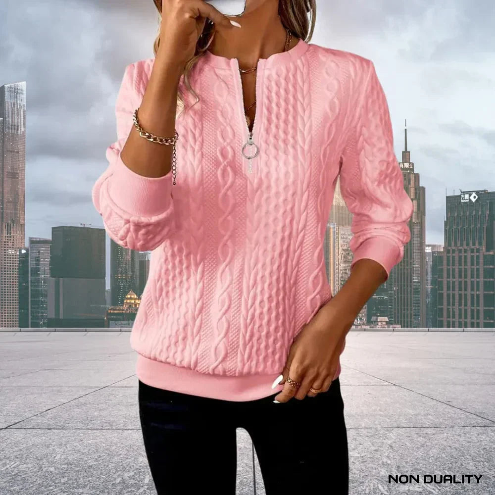 Non-Dualität Zip-Up Sweatshirt