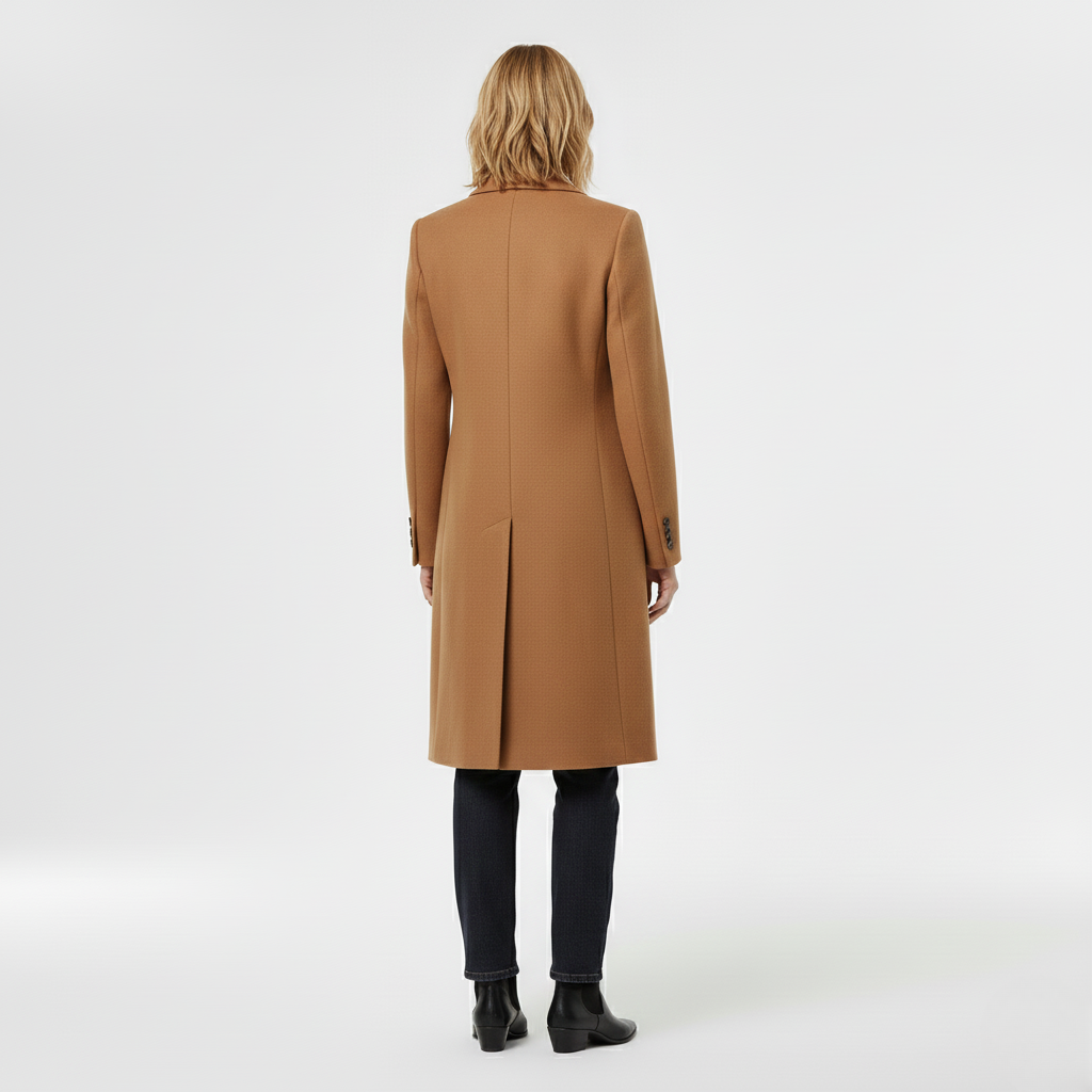 Women's Double-Breasted Long Coat