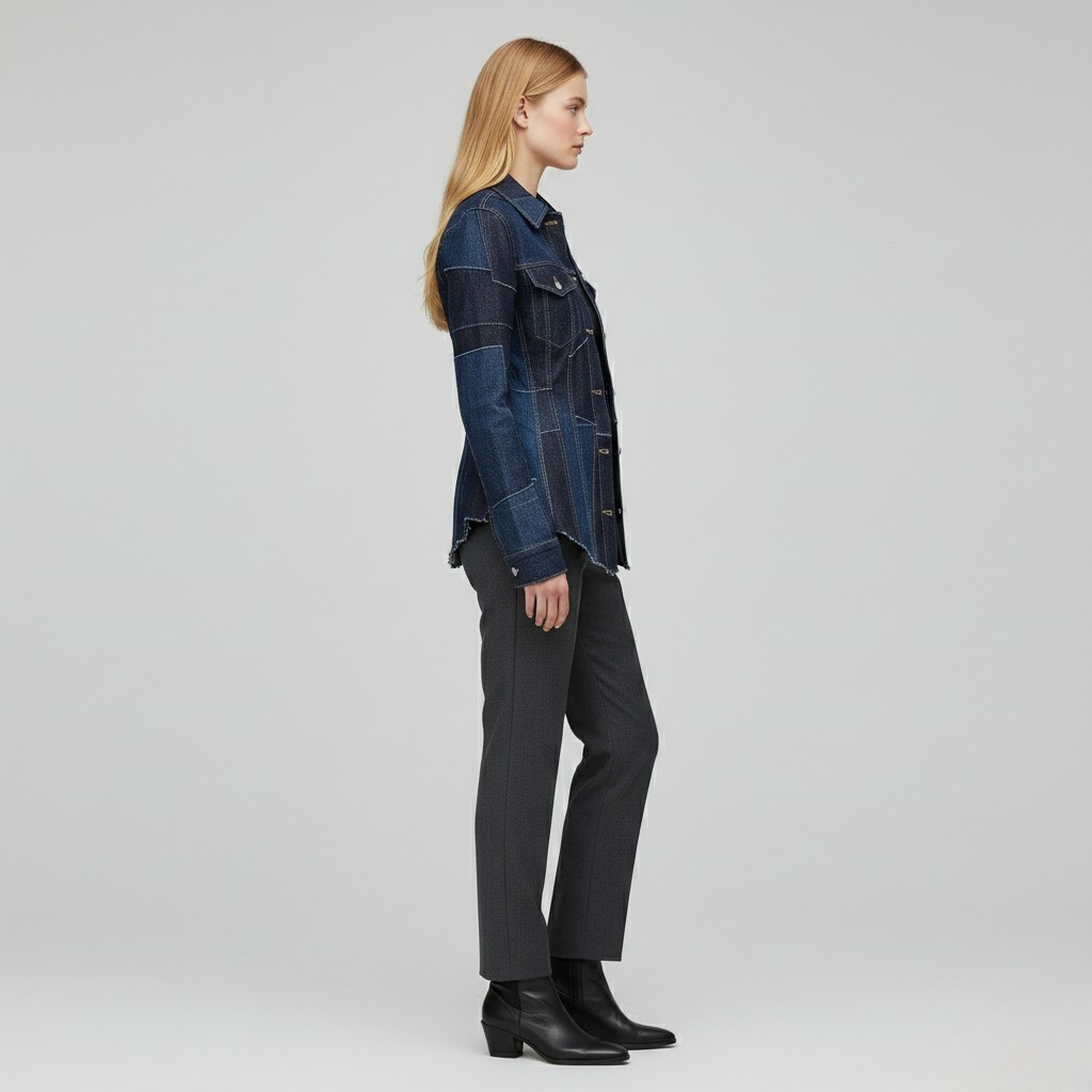 Women's Panel Denim Jacket