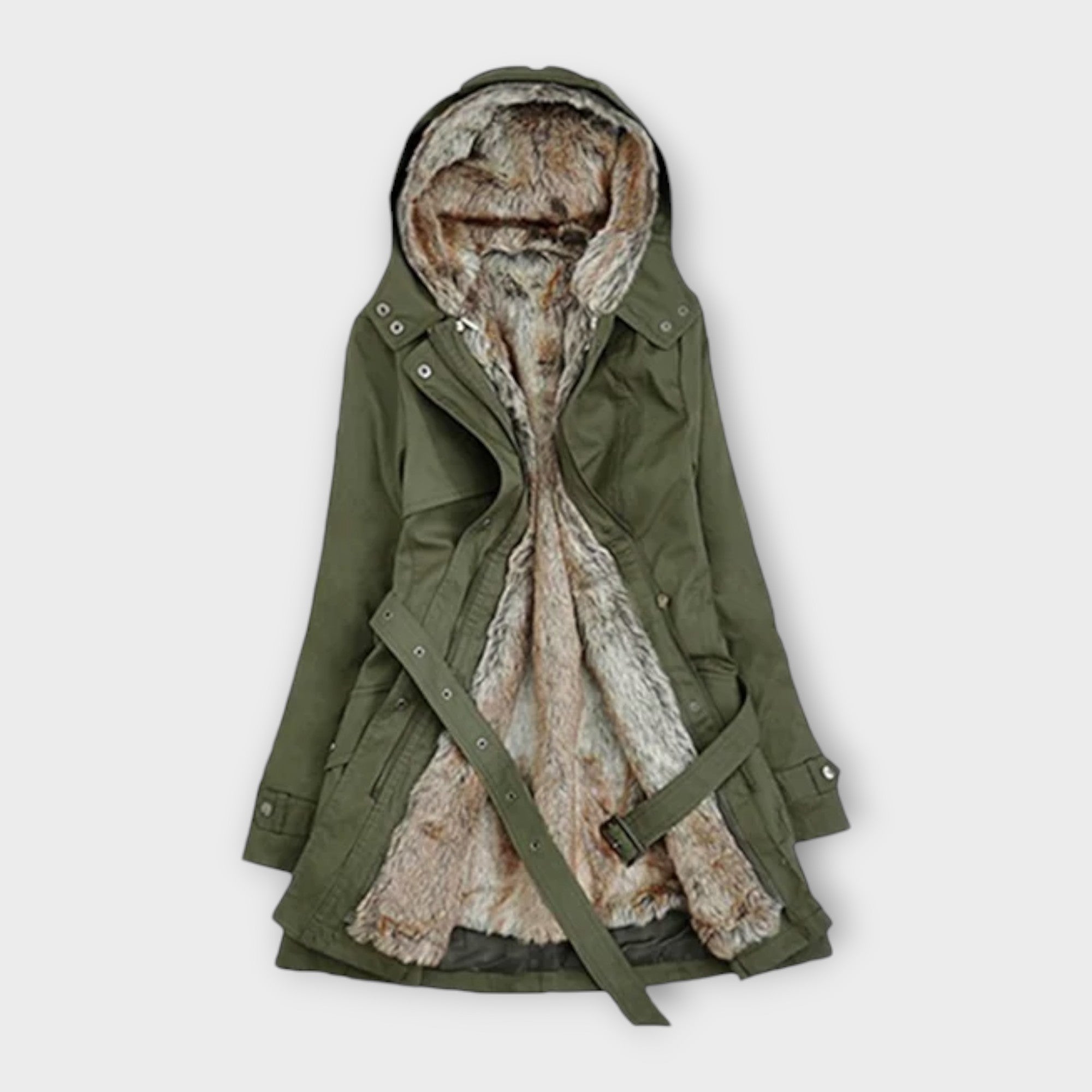 Mikash - Cosy Fur-Lined Coat