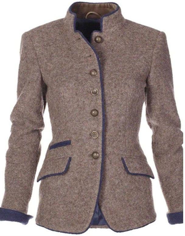 Valeria | Elegant Cardigan with High Collar, Perfect for a Chic and Warm Look