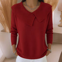 Jennifer Knit Jumper with Soft Collar