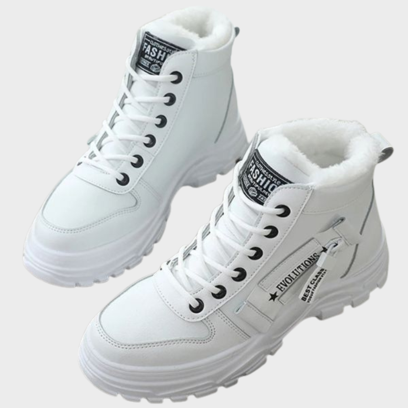 Lexi – Chunky High-Top Boots with Zip