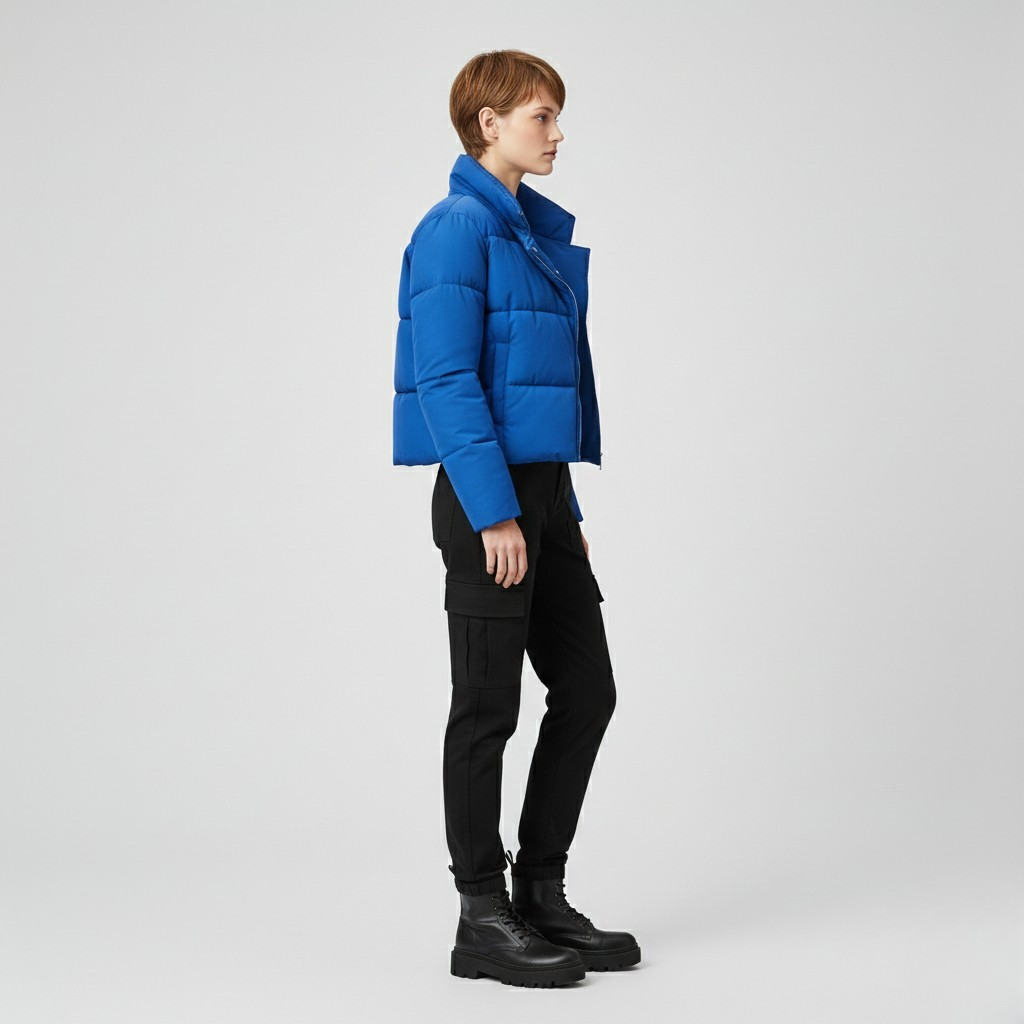 Women's Cropped Puffer Jacket