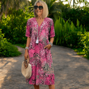 Iris – Light Flowing Dress with Flattering Effect