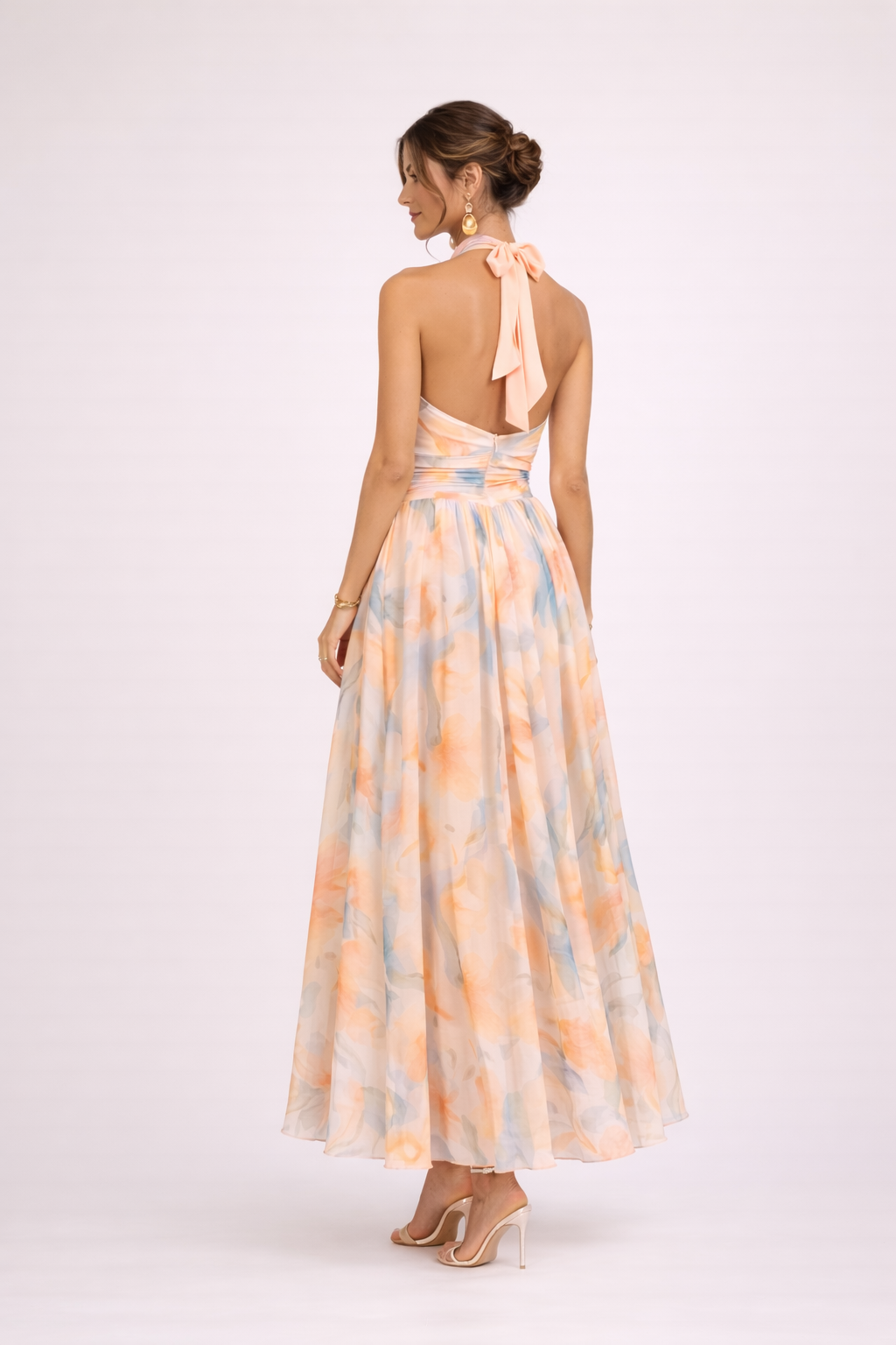 INGRID – DRESS WITH HALTER NECK